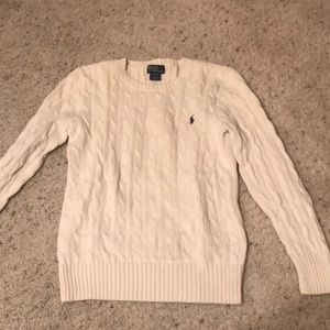 Off-white/cream Polo Sweater (kids)